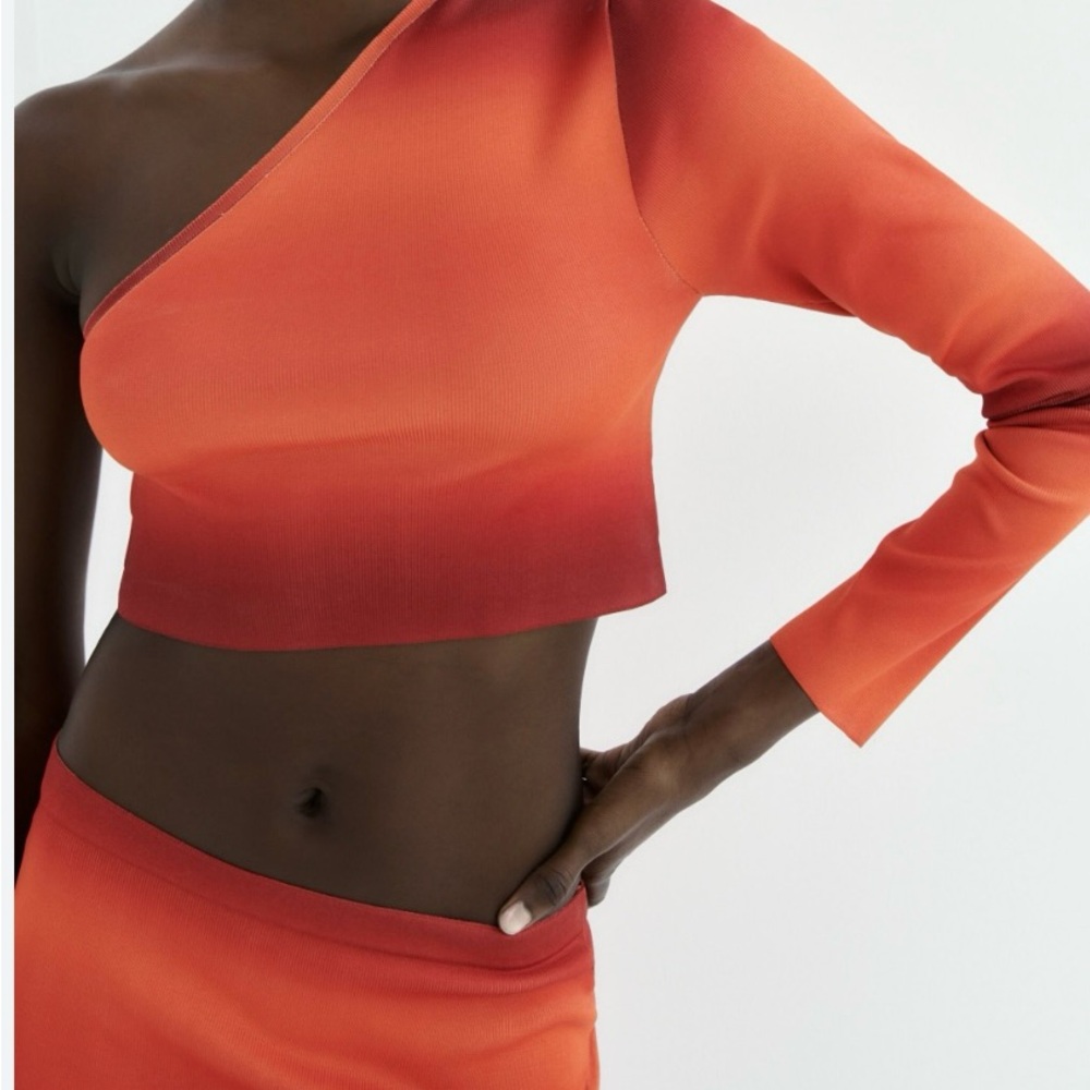 Tie dye knit Zara co- ord set brand new xs